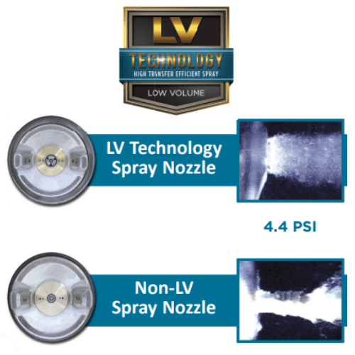 ANEST IWATA 5660 LPH400-134LVX Extreme Series HVLP Spray Gun, 1.3 mm Nozzle