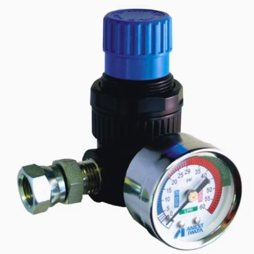 ANEST IWATA 8131B 1/4 in Adjustable Air Flow Regulator