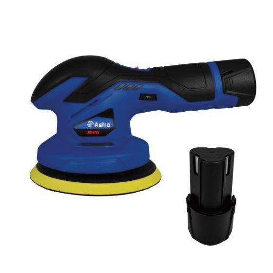 Astro Pneumatic® 3026 Cordless Variable Speed Palm Polisher, 6 in Dia Pad ---Eagle National Supply
