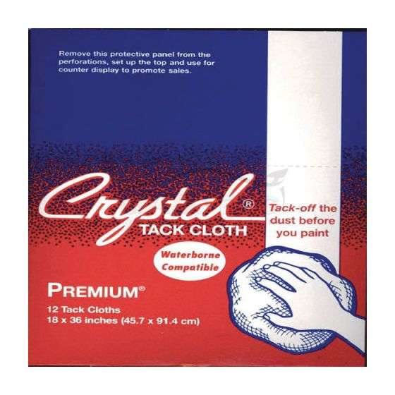 Crystal® Premium® PREM-A Tack Cloth, 36 in x 18 in, 12 pk