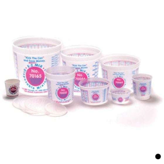 E-Z Mix® 70008 1/2 Pt Disposable Mixing Cup, Box of 100