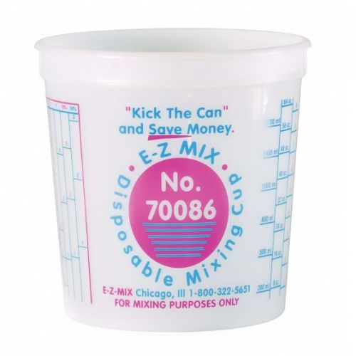 E-Z Mix® 70086 2.5 Qt Disposable Mixing Cup, Box of 100 -70086---Eagle National Supply
