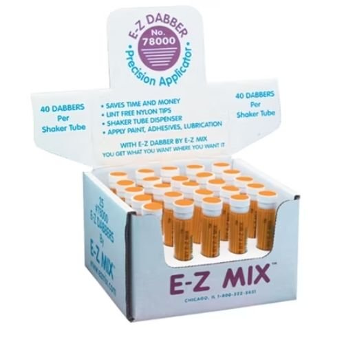 E-Z Mix 78000 Precision Paint Dabber Applicator, Tube of 40