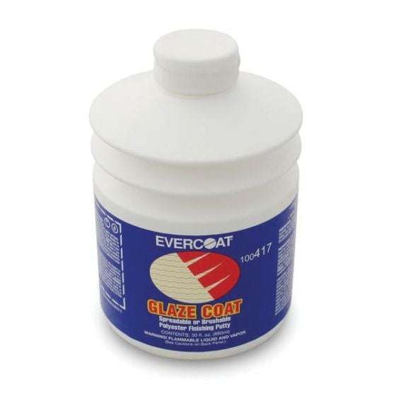 EVERCOAT GLAZE COAT 100417 Flexible Polyester Glazing Putty, 30 oz Pump