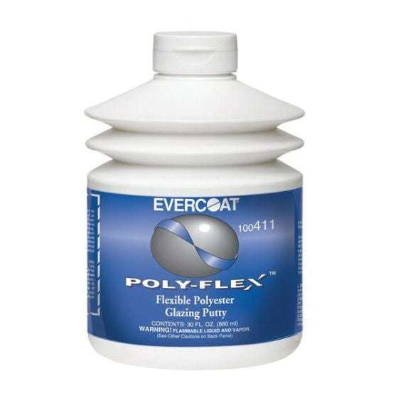 EVERCOAT® POLY-FLEX™ 100411 Polyester Glazing Putty, 30 oz Pumptainer