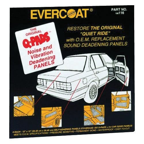 Evercoat® Q-Pad™ 100116 Sound Deadening Panel ---Eagle National Supply
