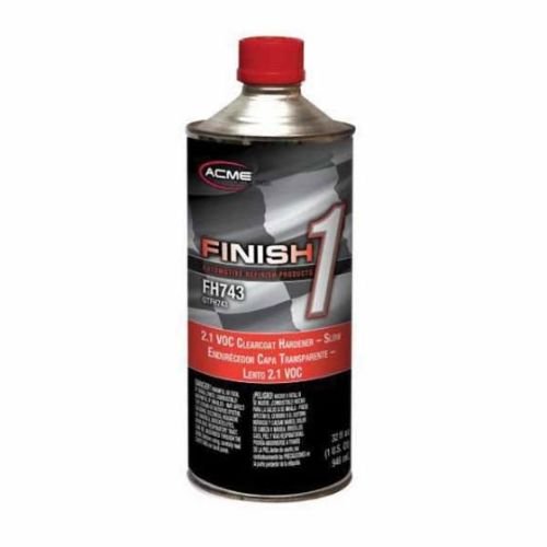 Finish 1 FH743 Slow Drying 2.1 VOC Clearcoat Hardener, 1 qt -FH743-4---Eagle National Supply