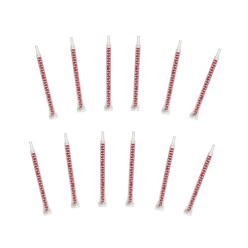Fusor 400R Red Mixing Tip with Thread for All 50 mL cartridges, 12 pk