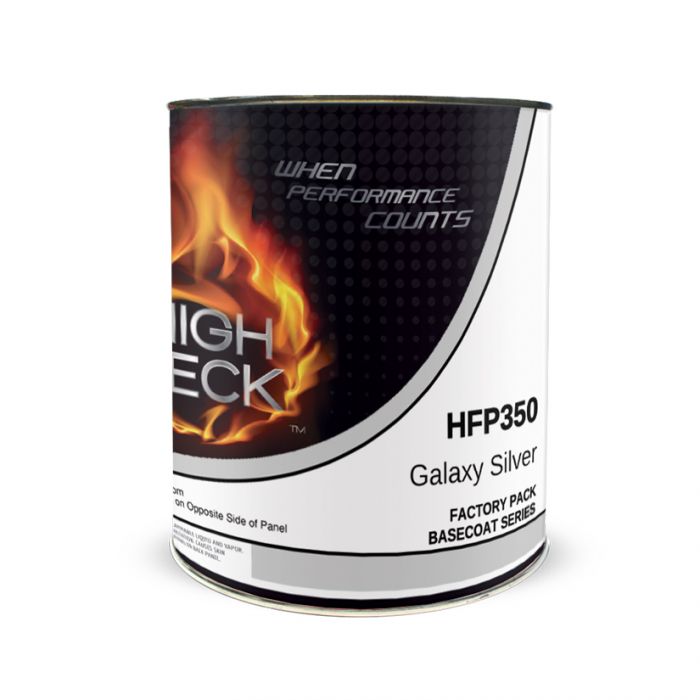 Galaxy Silver GM WA-519F Basecoat Paint, Quart, High Teck HFP350