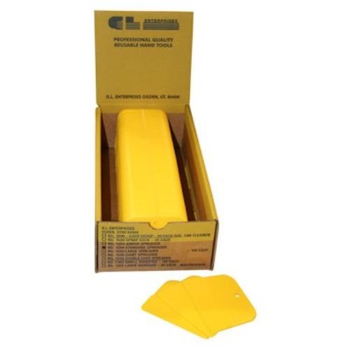 GL Enterprises® 1204 Standard Auto Body Spreader 3 in x 4 in Plastic Yellow -1204---Eagle National Supply