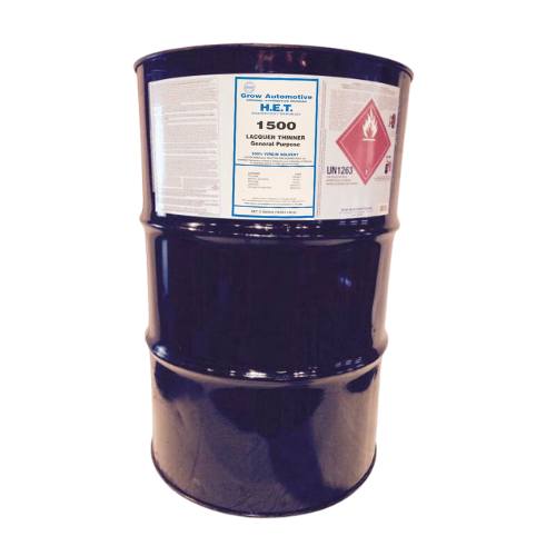 Grow Automotive 1500 Lacquer Thinner, 53 Gal Drum