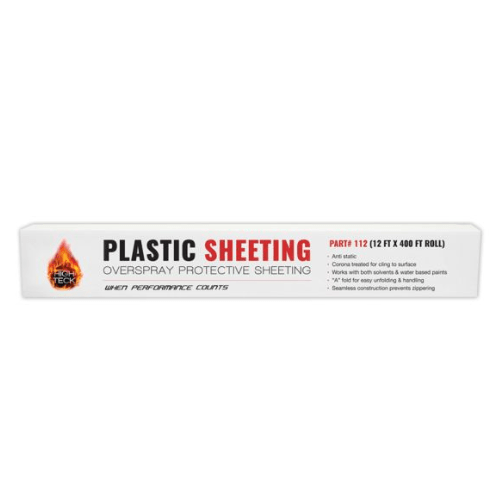 High Teck 112 Plastic Masking Sheeting, 12 ft x 400 ft