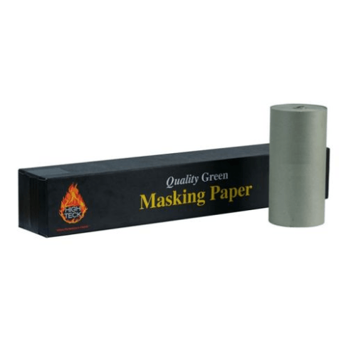 High Teck 12 in x 750 ft Green Masking Paper, 28 lb Basis Weight