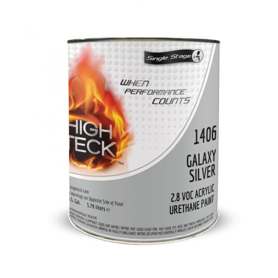 High Teck 1406 Galaxy Silver Single Stage Paint, 1 Gallon
