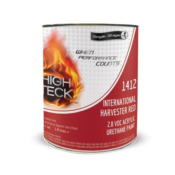 High Teck 1412 International Harvester Red Single Stage Paint, 1 Gallon