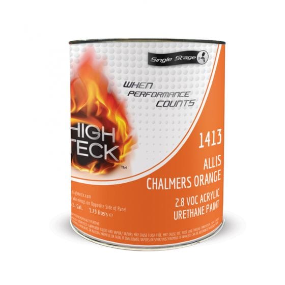 High Teck 1413 Allis Chalmers Orange Single Stage Paint, 1 Gallon
