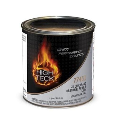 High Teck 77451 Gray 2K Quicksand Urethane Primer, Quart
