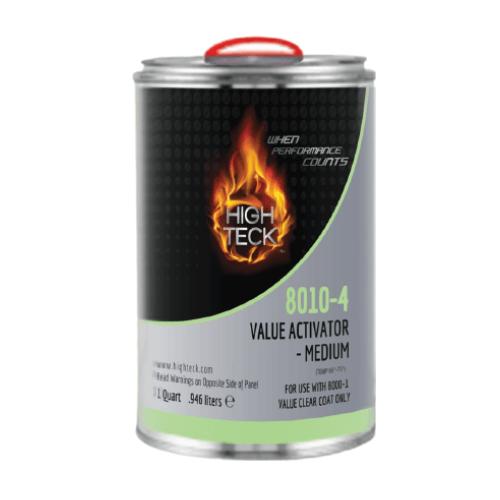 High Teck 8010 Medium Activator for use with 8000 Value Clearcoat, Qt