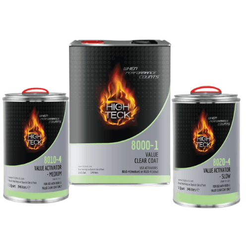 High Teck 8020 Slow Activator for use with 8000 Value Clearcoat, Qt