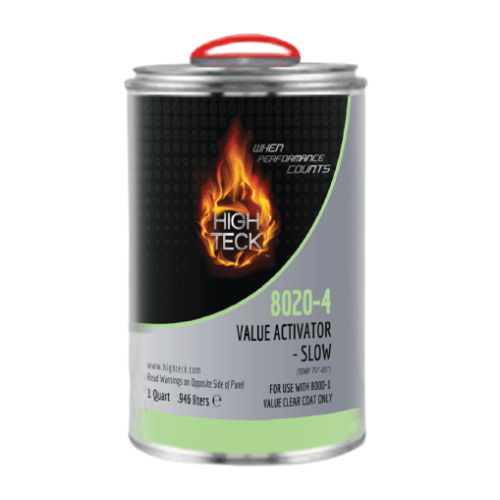 High Teck 8020 Slow Activator for use with 8000 Value Clearcoat, Qt