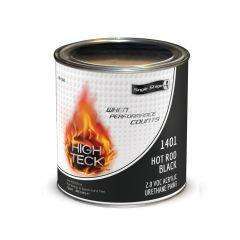 High Teck Hot Rod Black Single Stage Factory Pack Paint, Qt