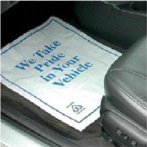 High Teck Self-Adhering Plastic Floor Mats, 250 pc