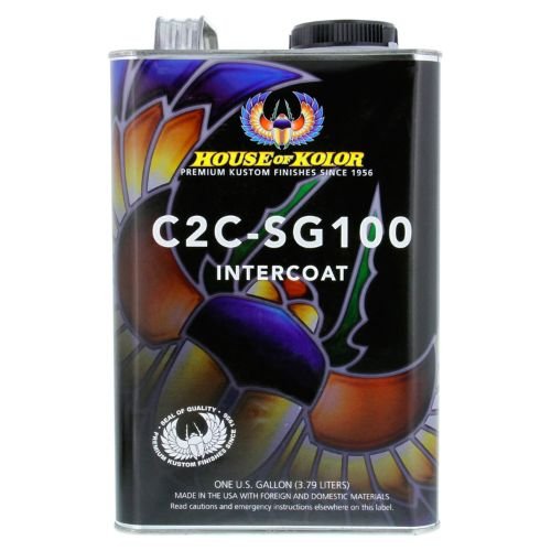 HOUSE OF KOLOR C2C-SG100 Intercoat Clearcoat, 1 gal, 2:1 Mixing -C2C-SG100-G04---Eagle National Supply