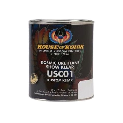HOUSE OF KOLOR® USC01.Q01 Kosmic Urethane Show Klear, 1 qt, 3:1:1 Mixing -USC01-Q01---Eagle National Supply