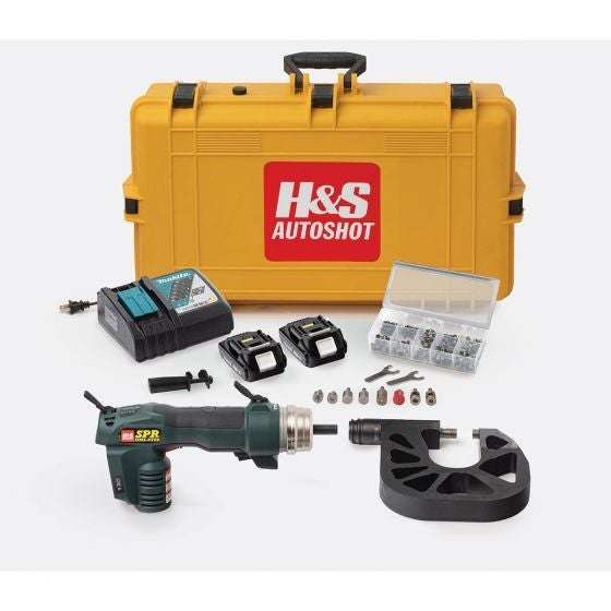 H&S Autoshot UNI-6700 Cordless Self-Piercing Riveter Kit