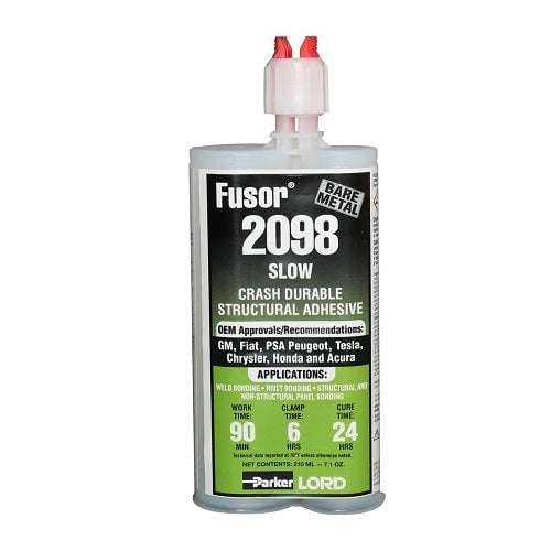 Lord Fusor 2098 (210ML) Slow Crash Structural Adhesive for Bare Metal