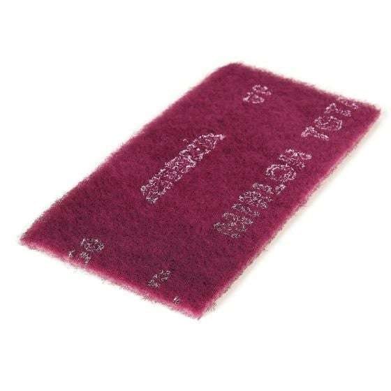 Mirka® Mirlon Total® 18-118-447 18 Series Non-Woven Red Scuff Pad, Box of 25 ---Eagle National Supply