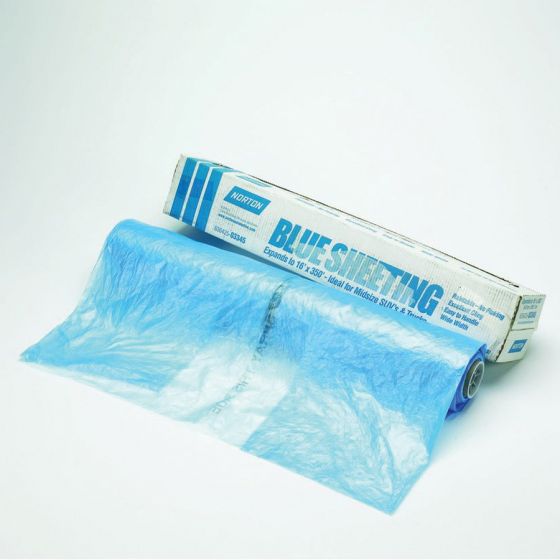 Norton® 03345 Premium Blue Plastic Sheeting, 16 ft x 350 ft L