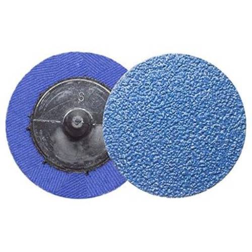 Norton BlueFire 3" 36 Grit Quick Change Sanding Disc, Box of 25