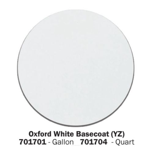 Oxford White Ford YZ/Z1 Basecoat Paint, Gallon, Excel 701701