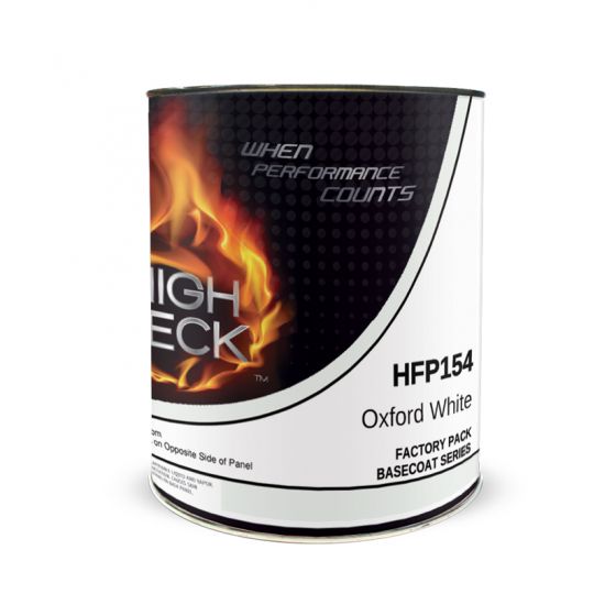 Oxford White Ford YZ/Z1 Factory Pack Basecoat Paint, Gallon, High Teck HFP154 -HFP154-1---Eagle National Supply
