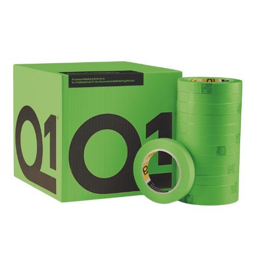 Q1 18 mm (3/4") High Performance Green Masking Tape, Case of 48