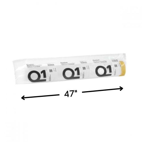 Q1 47 in Premium HDPE Masking Drop Film with Tape, 25 yd Roll -MDF02120---Eagle National Supply