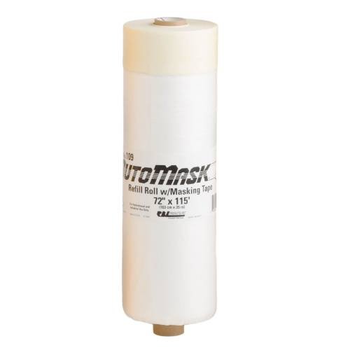 RBL AutoMask 109 72" x 115' Masking Film + Tape Refill Roll