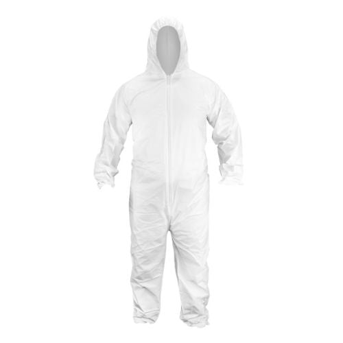 SAS Gen-Nex 6896 3XL Disposable White Coverall with Hood, Case of 24 -6896-CASE---Eagle National Supply