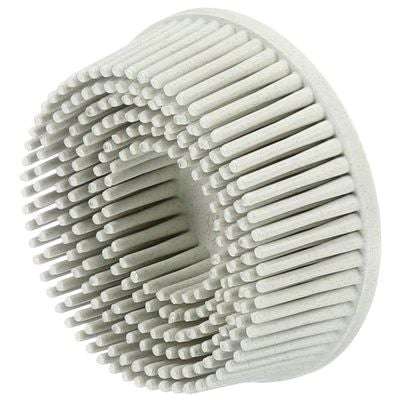 Scotch-Brite 07528 2" White Roloc Bristle Disc, Fine Grade, 10 pk