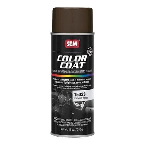 SEM® Color Coat™ 15023 Cordovan Brown Specialty Flexible Coating, 16 oz Aerosol Can