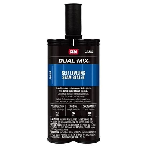 SEM® Dual-Mix™ 39387 Self Leveling Gray Seam Sealer, 7 oz