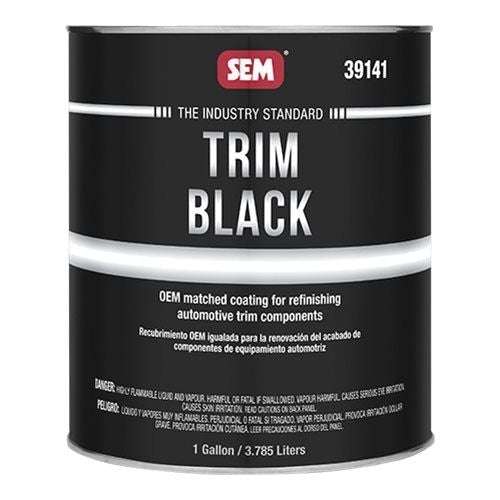 SEM® Trim Black 39141 Trim Paint, 1 gal