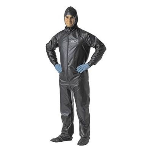 Shoot Suit 4XL Black Reusable Paint Suit with Hood