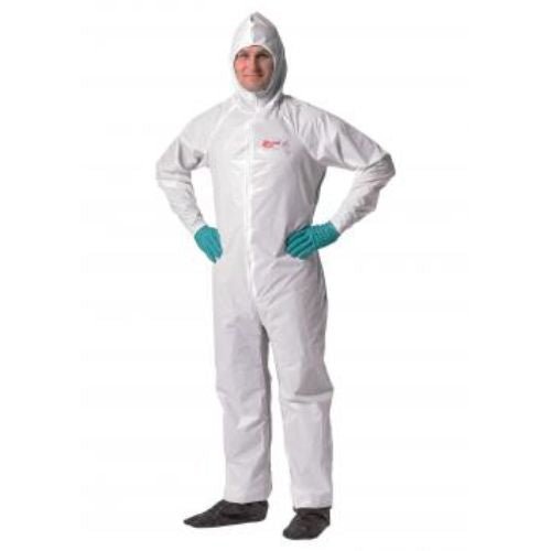 Shoot Suit 4XL White Reusable Paint Suit with Hood