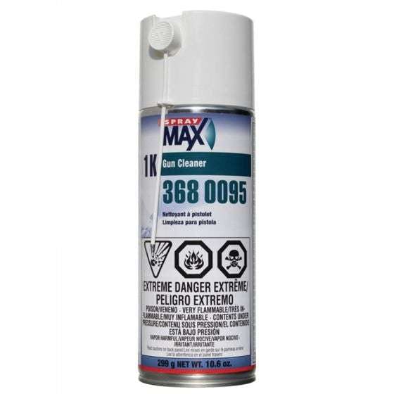 SprayMax® 3680095 1K Paint Sprayer Cleaner, 10.6 oz Aerosol Can, Transparent, Liquid ---Eagle National Supply