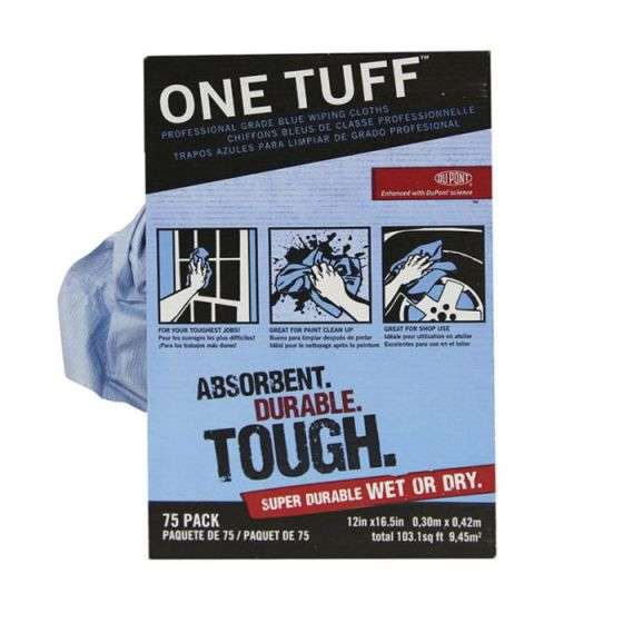TRIMACO ONE TUFF 84075 Professional Grade Wiper Cloth, 75 pc