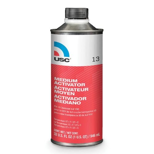 USC® 13 Medium Activator for Use With 10 Universal Clearcoat, Qt -13-4---Eagle National Supply