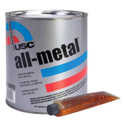 USC All-Metal 14060 Specialty Body Filler Silver, 1 qt -14060---Eagle National Supply