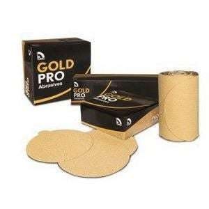 USC Gold Pro 320 Grit 6" PSA Sanding Disc 082314, 100 per Box